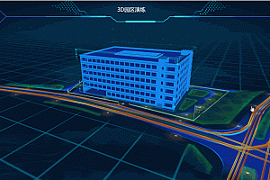 使用webgl(three.js)搭建一个3D智慧园区、3D建筑,3D消防模拟,web版3D,bim管理系统——第四课(炫酷版一)