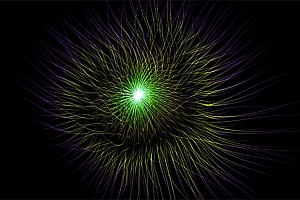 HTML5 Canvas+WebGL酷炫3D噪音线条动画特效