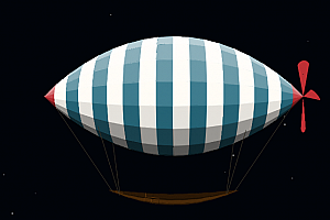 纯CSS3实现3D太空飞船动画