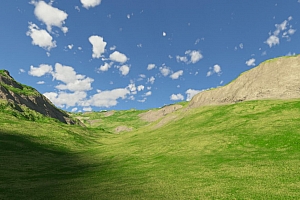 3D天空模拟演示源码ThreeJS版本