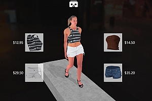 Babylonjs编写的T台女模特3D试衣系统源码