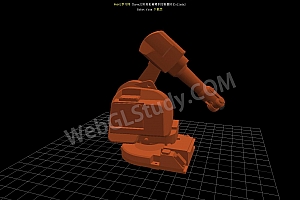 ThreeJS编写3D机械手臂动画控制源码下载