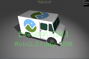 ThreeJS编写载入gltf模型源码【3D货车模型动画】